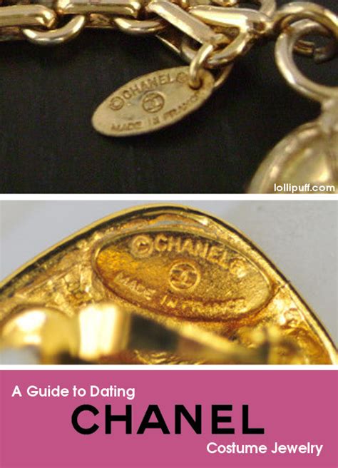 dating chanel costume jewelry|Chanel costume jewelry vintage.